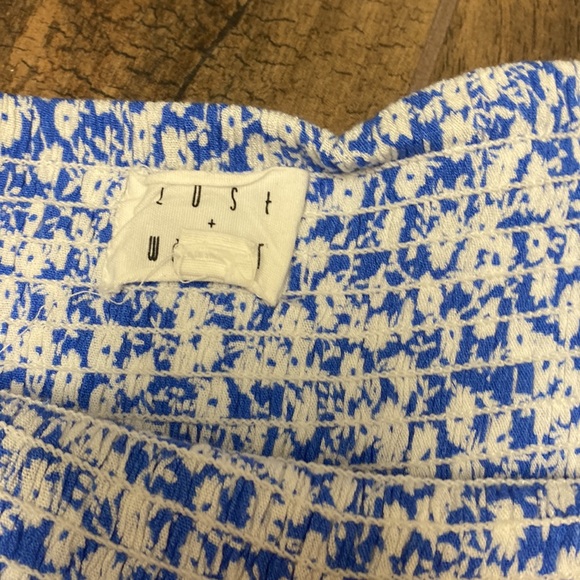 Lost & Wander Blue floral smocked set - Picture 3 of 4